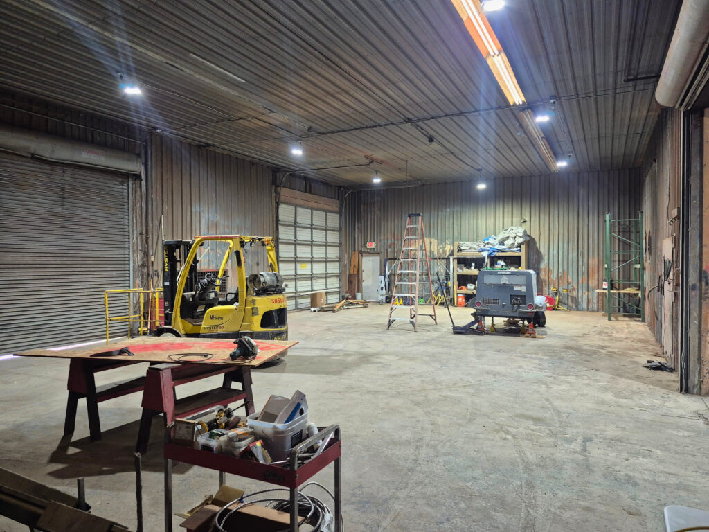 Picture of our sandblasting and coatings service