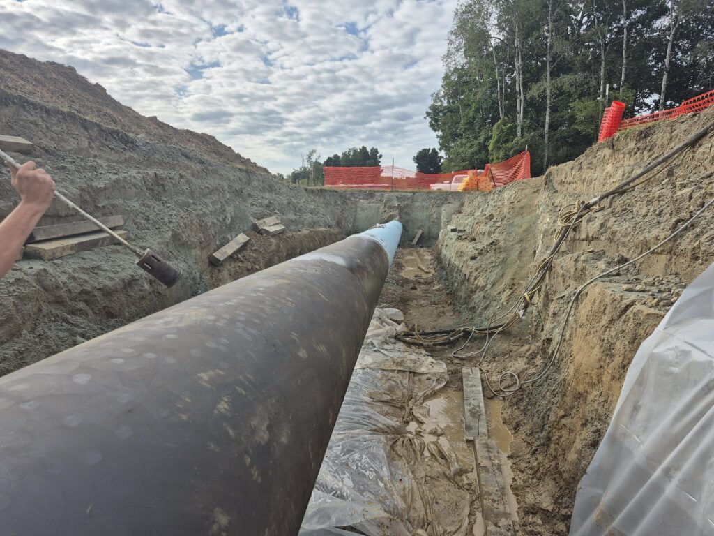 An image demonstrating out Site prep and Gas field operations